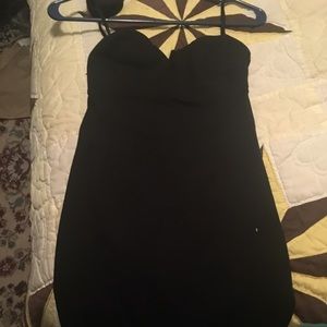Silence and Noise Black Strapless Dress